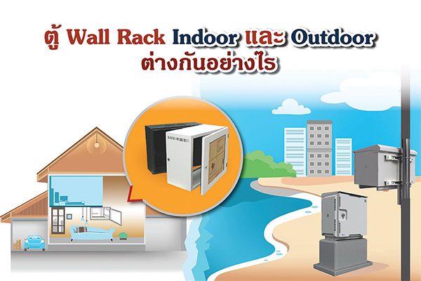 ตู้ Wall Rack Indoor และ Outdoor ต่างกันอย่างไร